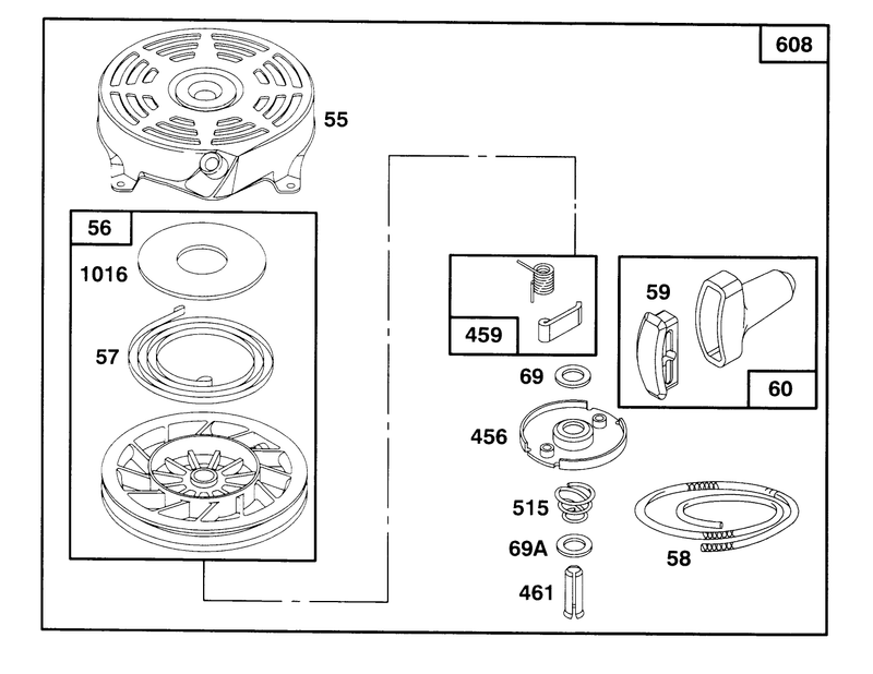 Engine Briggs and Stratton Model 127802 0640 01