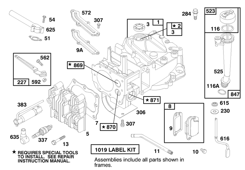 Engine Briggs and Stratton Model 12f802 1750 A1