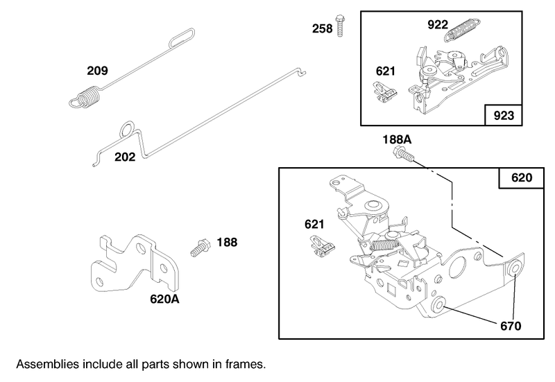 Engine Briggs and Stratton Model 12f802 1750 A1