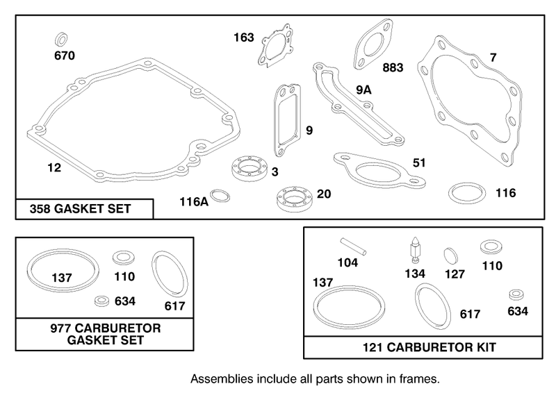 Engine Briggs and Stratton Model 12f802 1750 A1