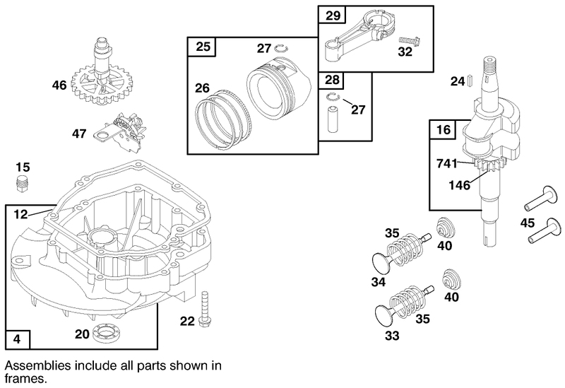 Engine Briggs and Stratton Model 12f802 1750 E1