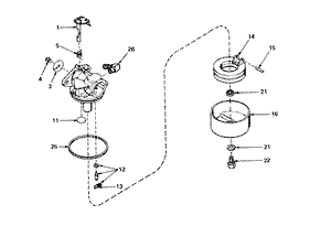 Carburetor No 631784a