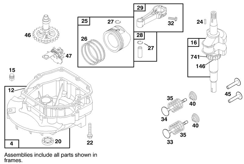 Engine Briggs and Stratton Model 12h802 1758 E1