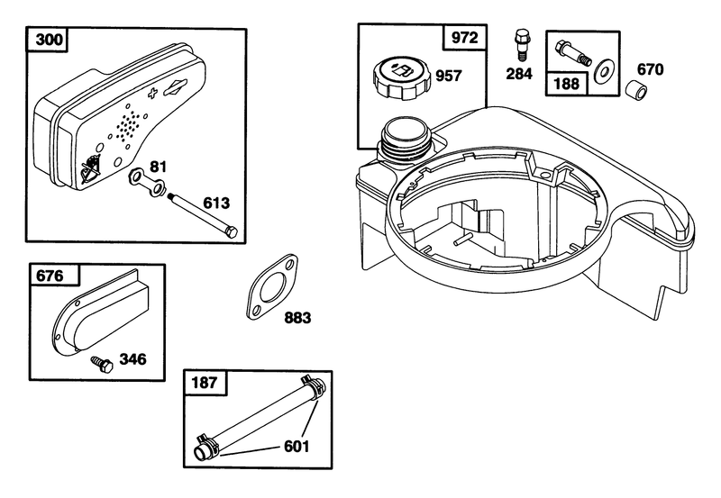 Engine Briggs and Stratton Model 127802 0640 01