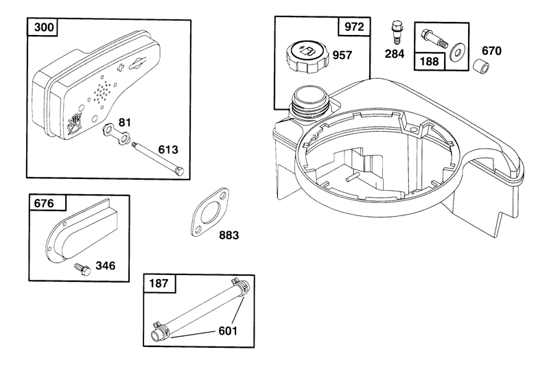 Engine Briggs and Stratton Model 127802 0640 01