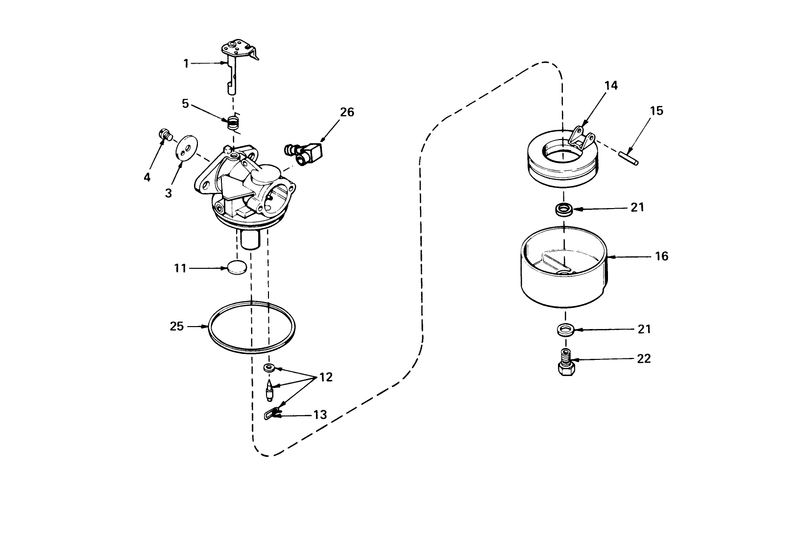Carburetor No 631831