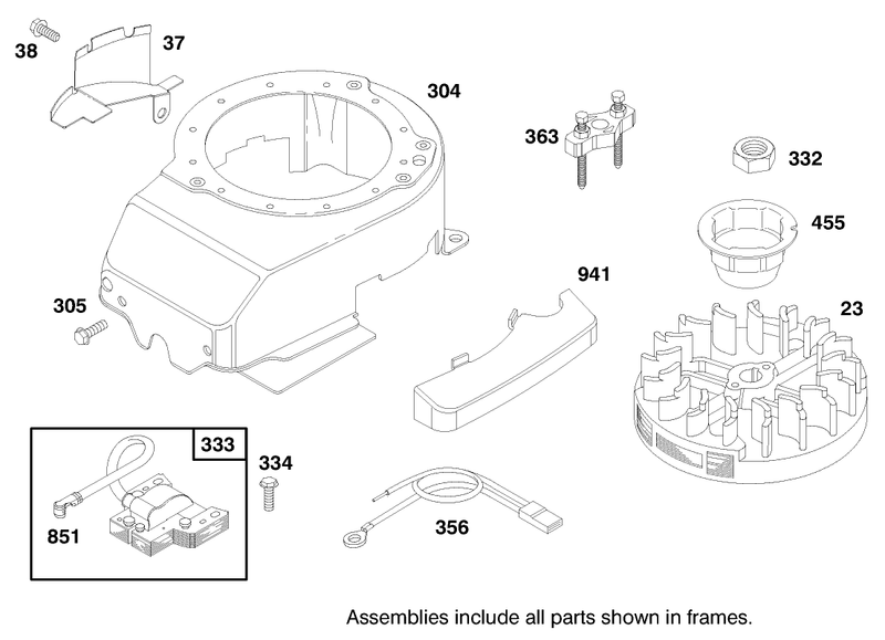 Engine Briggs and Stratton Model 12h802 1758 A1