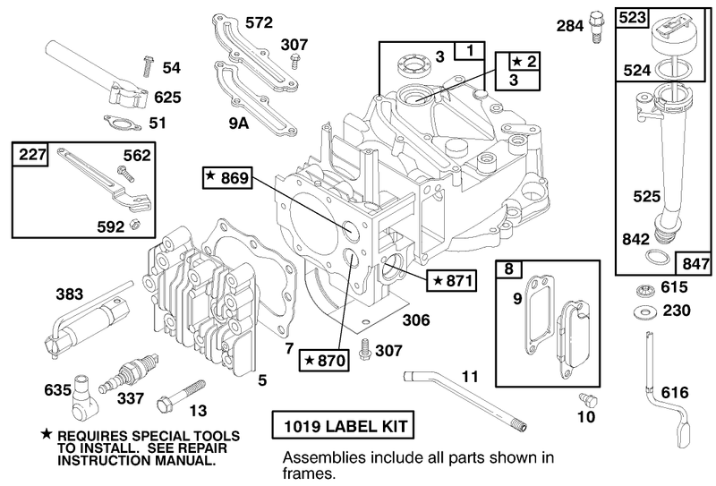 Engine Briggs and Stratton Model 12h802 0658 01