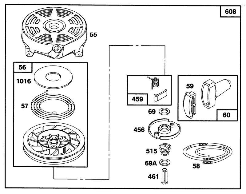 Engine Briggs and Stratton Model 128802 0615 01