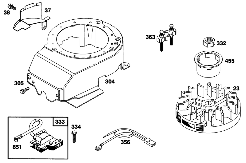 Engine Briggs and Stratton Model 128802 0615 01