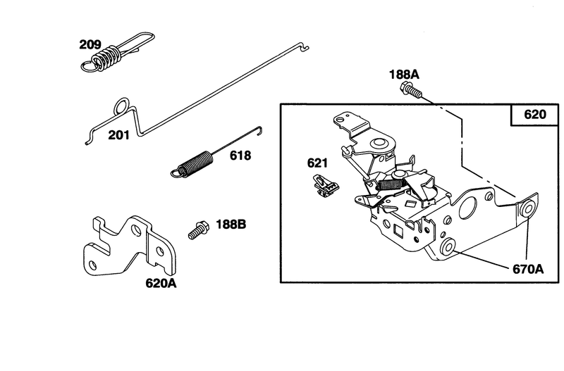 Engine Briggs and Stratton Model 128802 0615 01