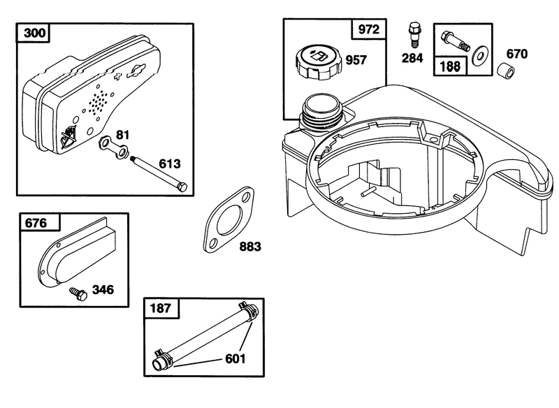 Engine Briggs and Stratton Model 128802 0615 01