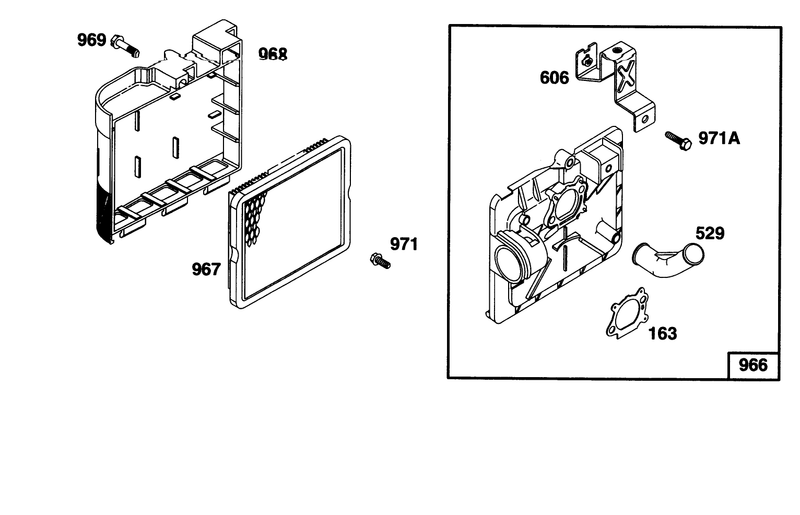 Engine Briggs and Stratton Model 128802 0615 01