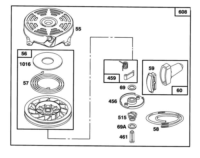 Engine Briggs and Stratton Model 128807 0658 01