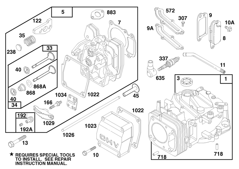 Engine Gts 150 model No 20465 Only