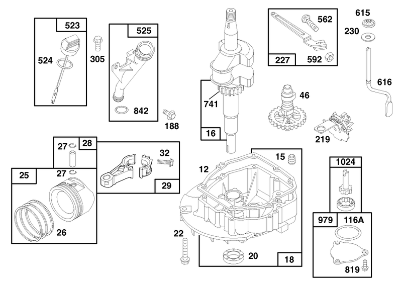Engine Gts 150 model No 20466 Only