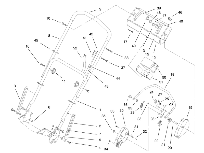 Handle Assembly model No 20466 Only