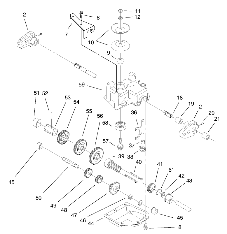 Gear Case Assembly