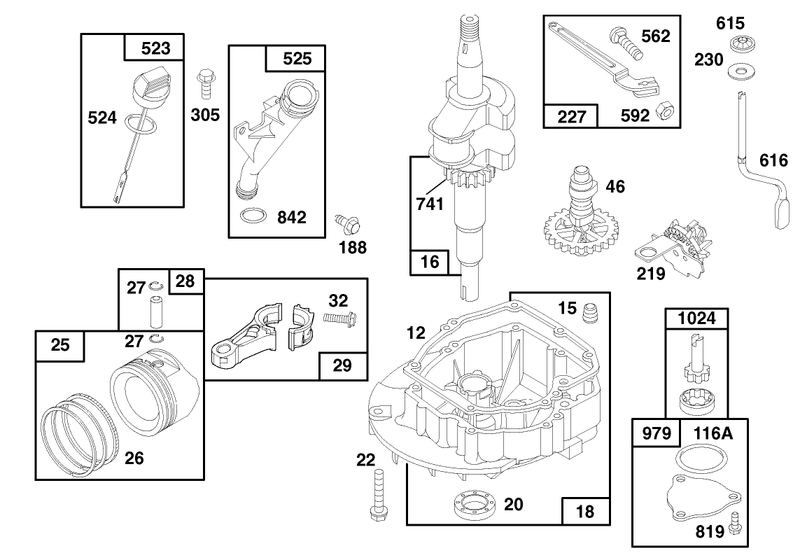 Engine Gts 150 model No 20465 Only