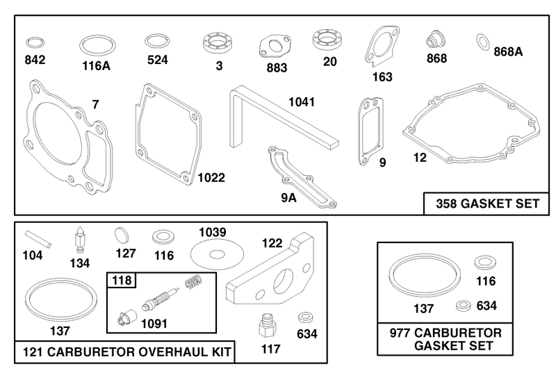 Engine Gts 150 model No 20465 Only