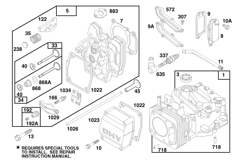 Engine Gts 150 model No 20466 Only