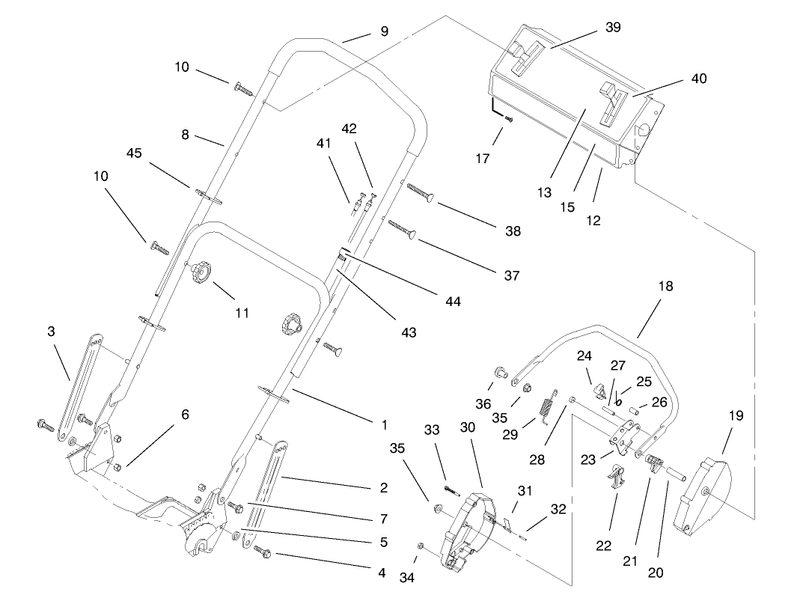 Handle Assembly model No 20465 Only