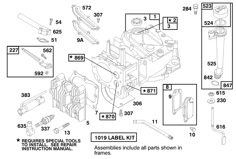 Engine Briggs and Stratton Model 12h802 0658 01