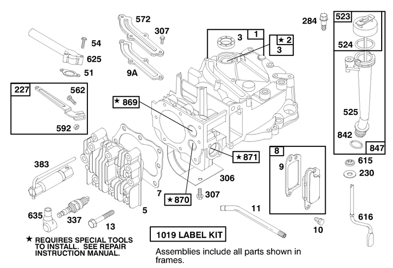 Engine Briggs and Stratton Model 12h802 0658 01