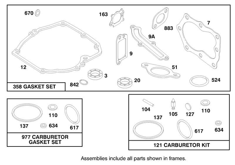 Engine Briggs and Stratton Model 12h802 0658 01