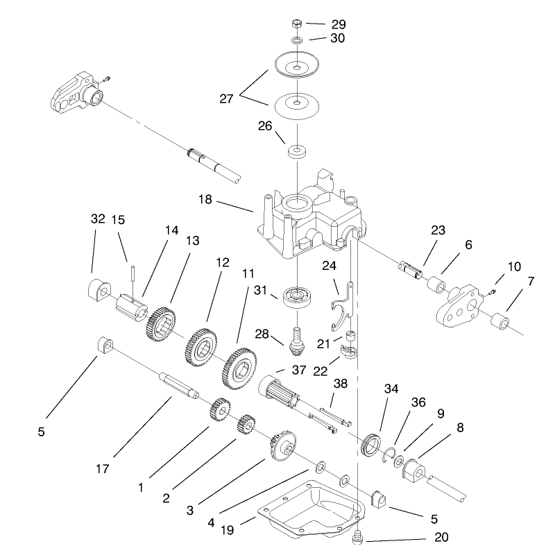 Gear Case Assembly