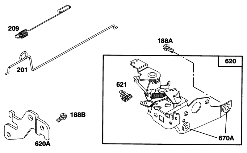 Engine Briggs and Stratton Model 128807 0658 01