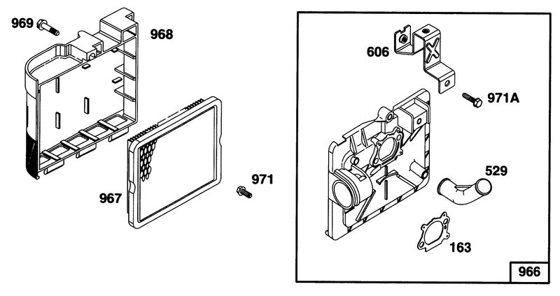 Engine Briggs and Stratton Model 128802 0615 01