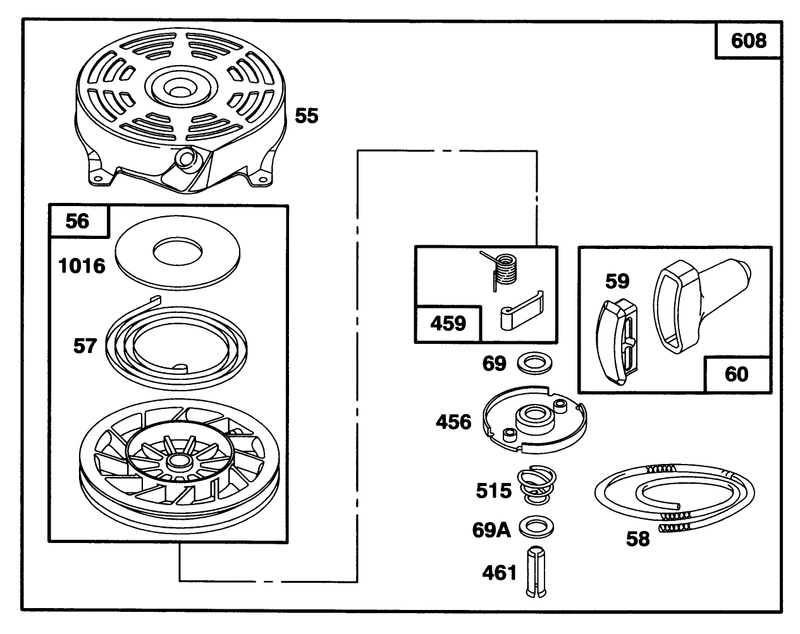Engine Briggs and Stratton Model 128802 0615 01