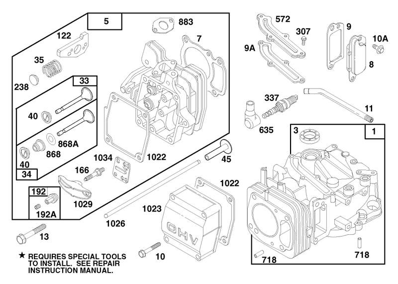 Engine Gts 150 model No 20475 Only