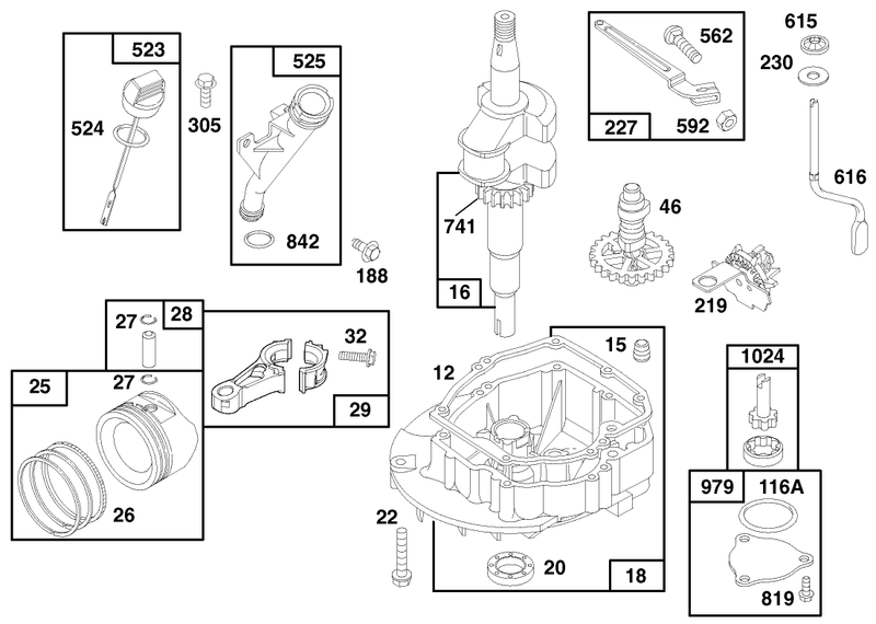 Engine Gts 150 model No 20475 Only