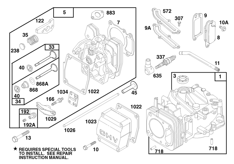 Engine Gts 150 model No 20476 Only