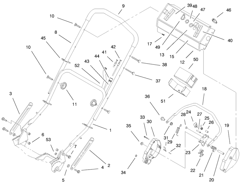 Handle Assembly model No 20476 Only