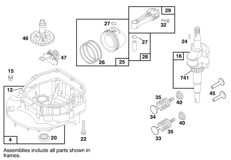 Engine Briggs and Stratton Model 12h802 1758 A1