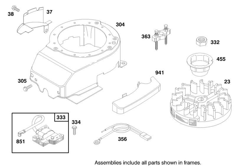 Engine Briggs and Stratton Model 12h802 1758 A1