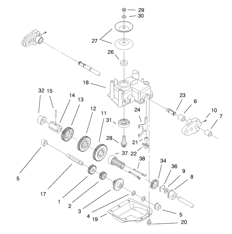 Gear Case Assembly