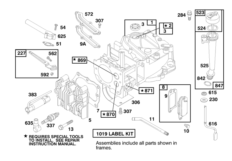 Engine Briggs and Stratton Model 12h802 0658 01