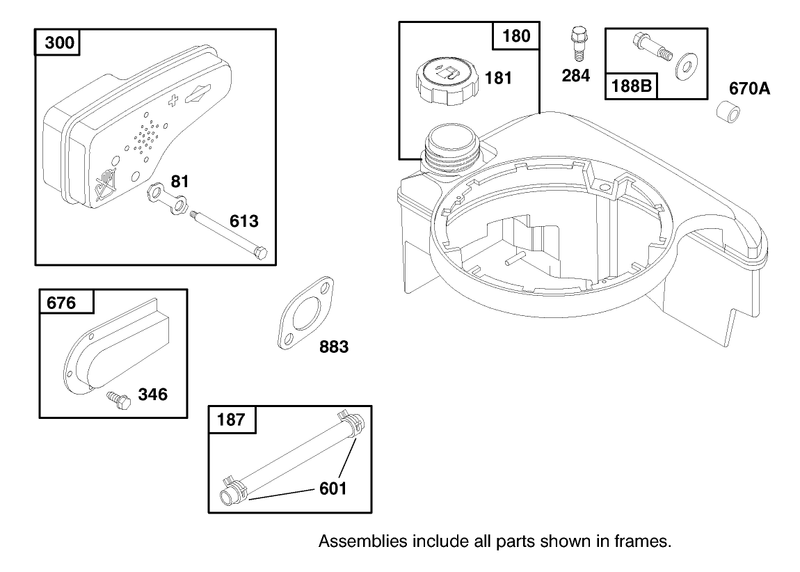 Engine Briggs and Stratton Model 12h807 0660 01