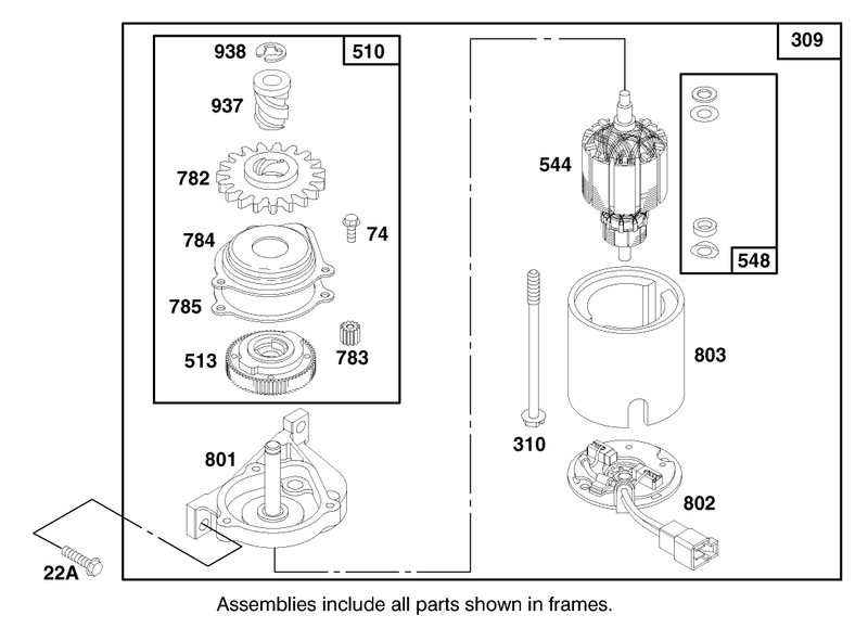 Engine Briggs and Stratton Model 12h807 0660 01