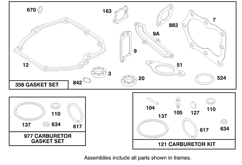 Engine Briggs and Stratton Model 12h807 0660 01