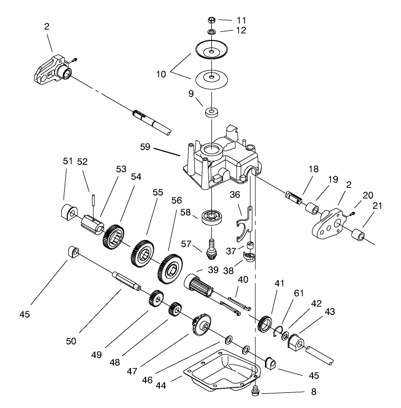 Gear Case Assembly