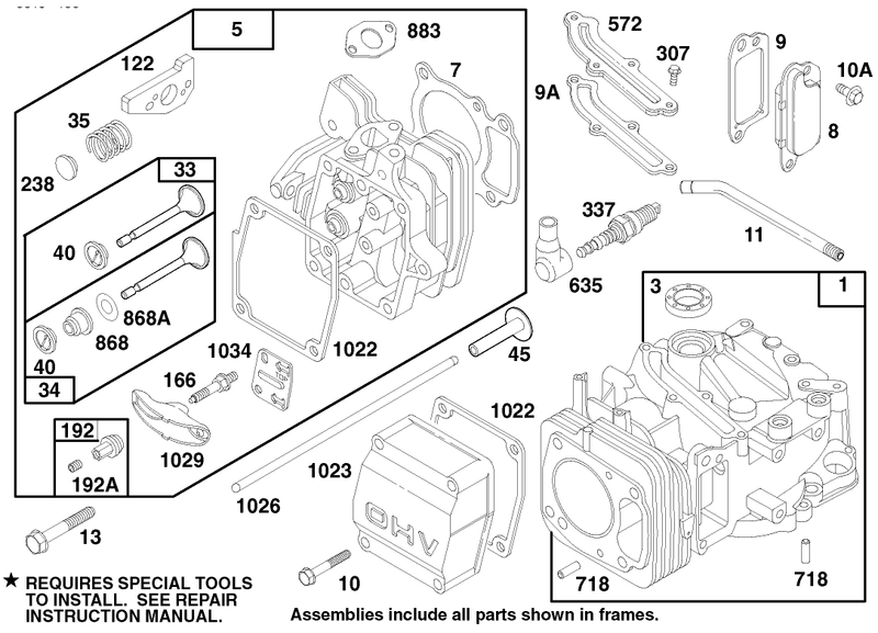 Engine Gts 150 model No 20482 Only