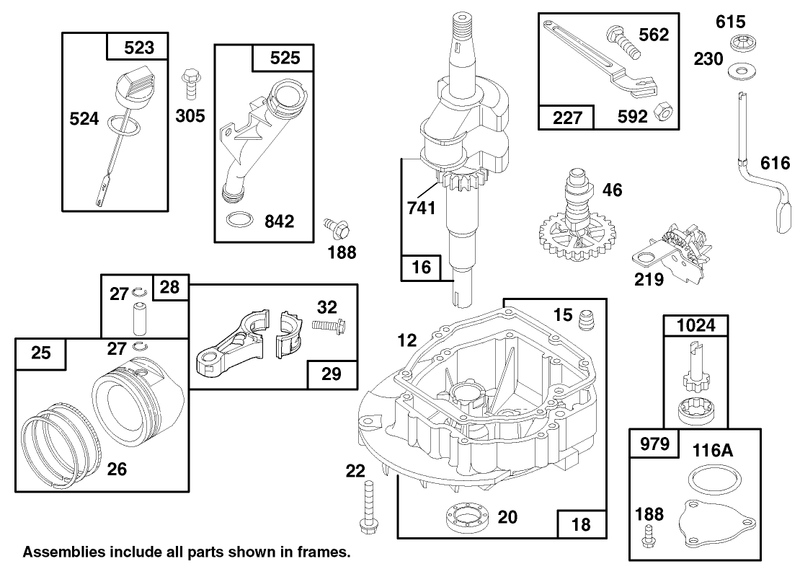 Engine Gts 150 model No 20482 Only