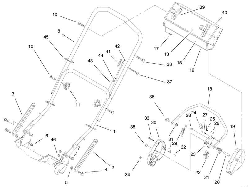 Handle Assembly model No 20482 Only