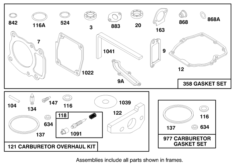Engine Gts 150 model No 20483 Only