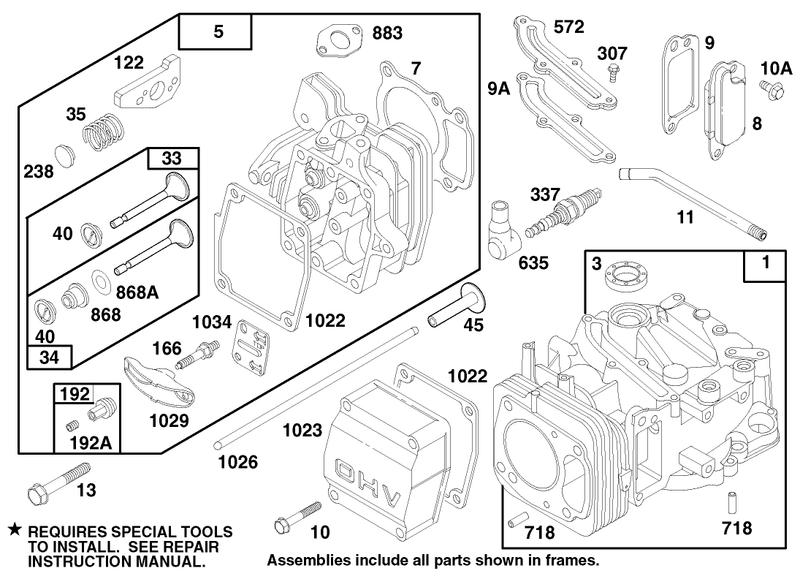 Engine Gts 150 model No 20483 Only